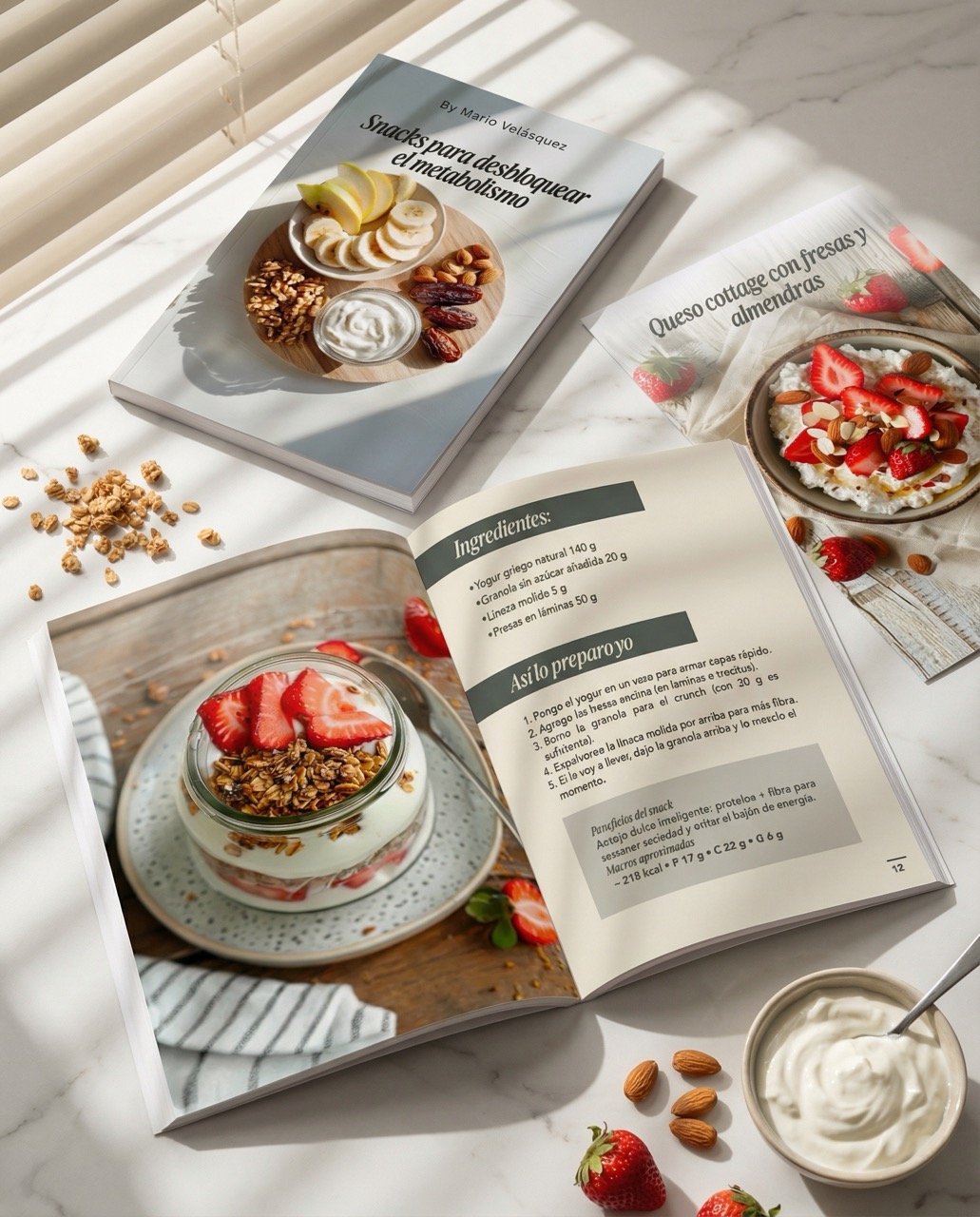 Mockup — Snacks sin culpa